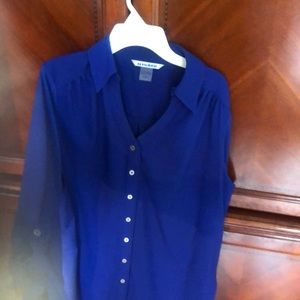 Peter Nygard button up jersey shirt